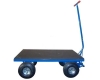 Dopravní plošinový vozík RS, 1000x2000 mm, nosnost 1500 kg, kola 350 mm